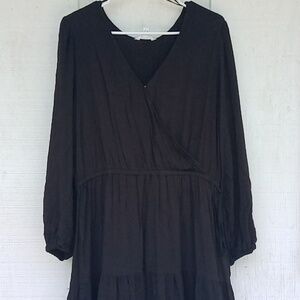Time And Tru Black Nursing Dress